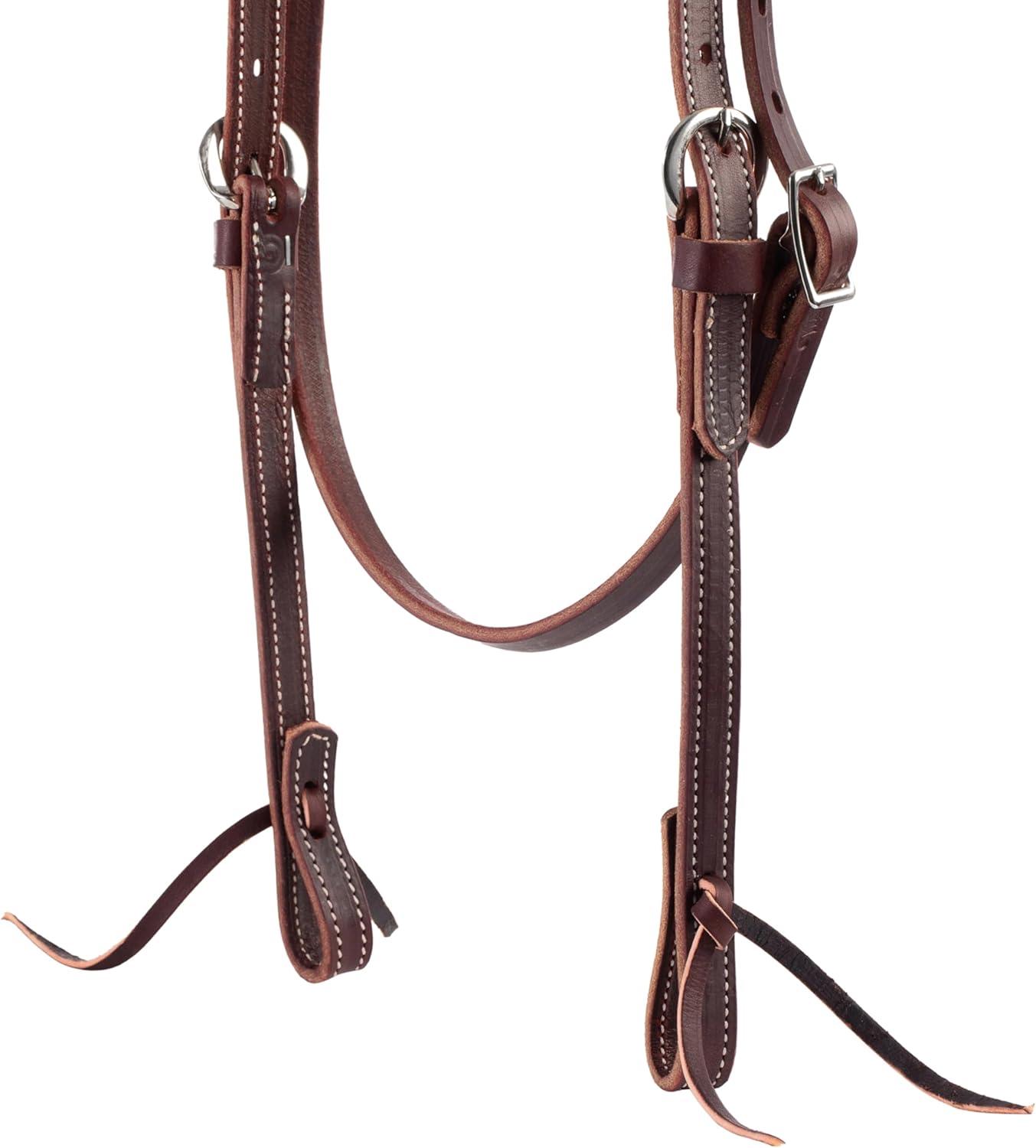imageWeaver Leather Latigo Leather Browband HeadstallBurgundy