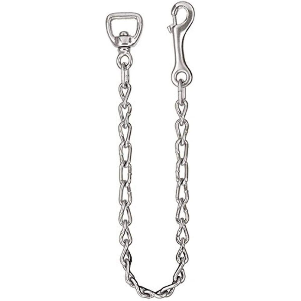 imageWeaver Leather 720 Lead Chain with 1quot Swivel Nickel Plated