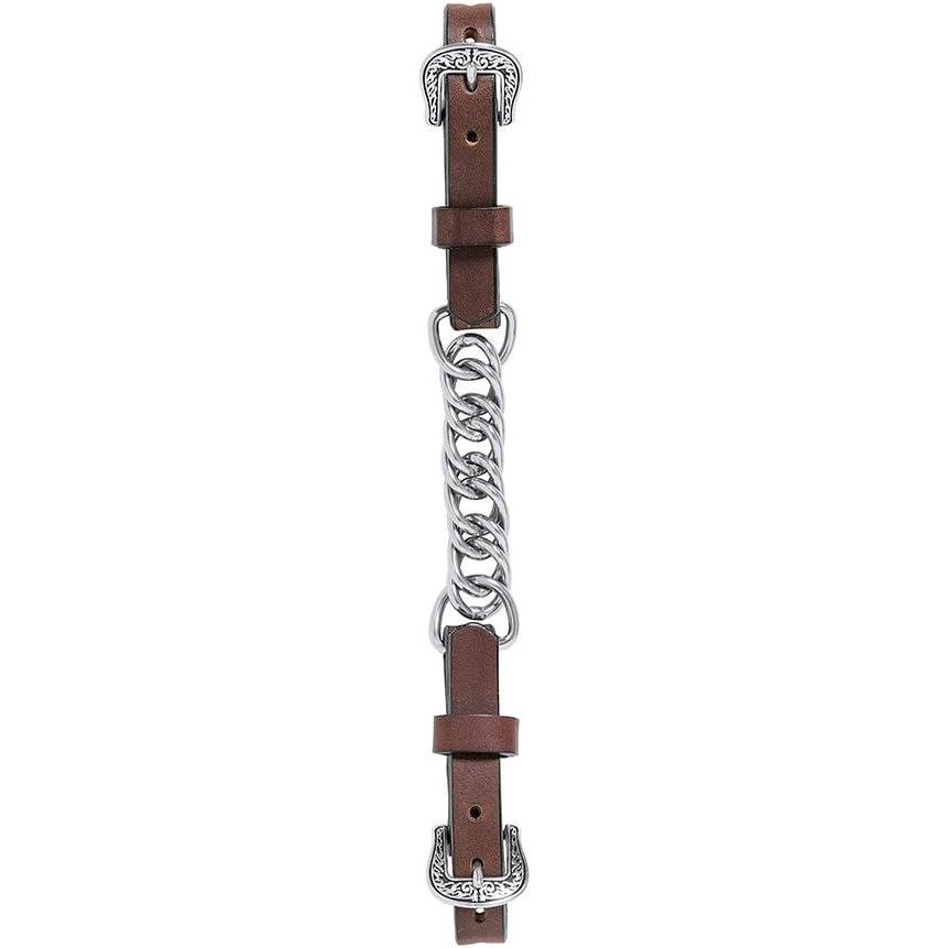 imageWeaver Leather Basin Cowboy CollectionFlat Link Chain Curb Strap