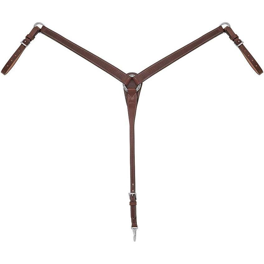 imageWeaver Leather Basin Cowboy CollectionTapered Breast Collar