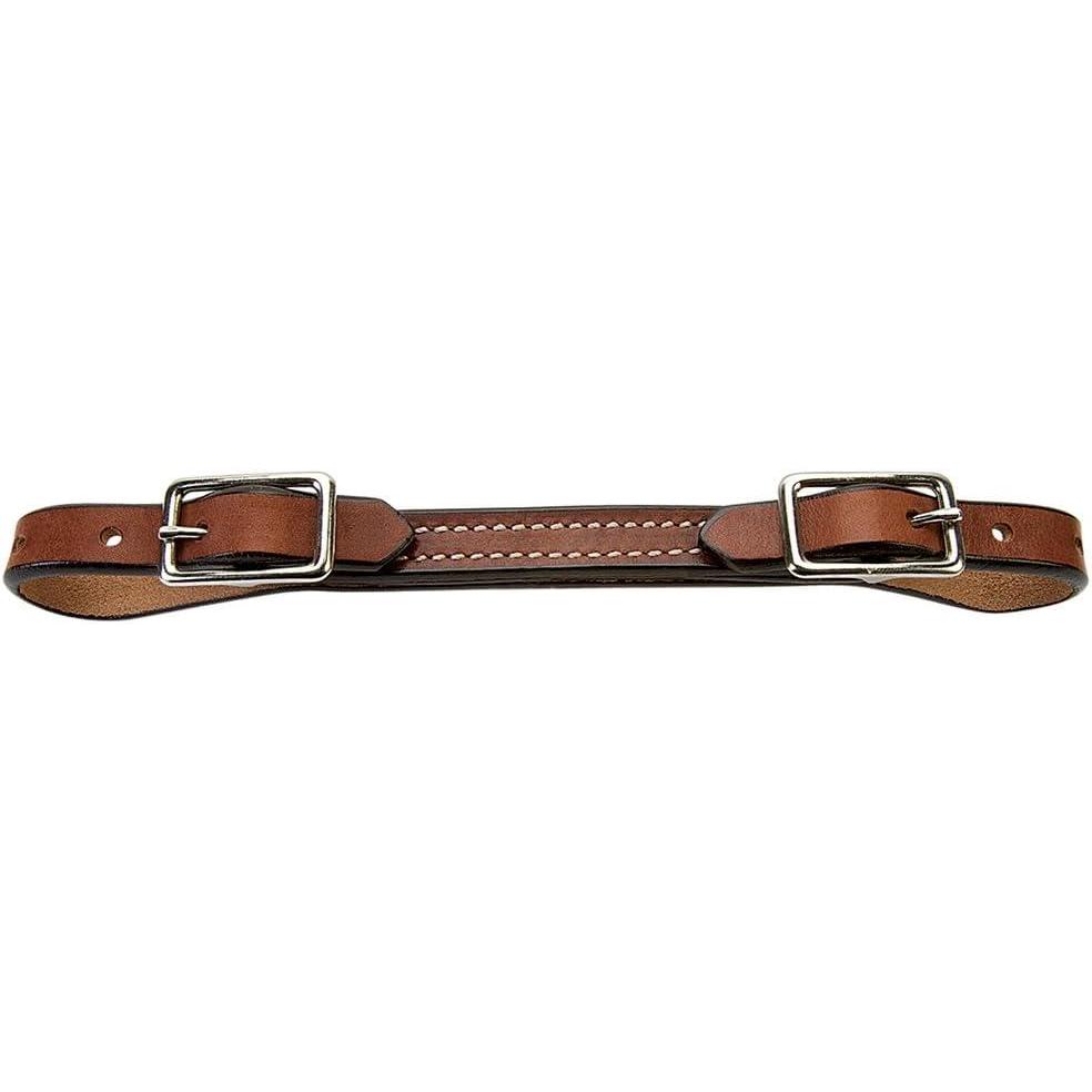 imageWeaver Leather Flat Bridle Leather Curb Strap