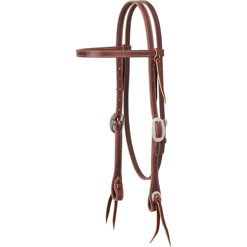 imageWeaver Leather Premium Buttered Latigo Leather Headstall