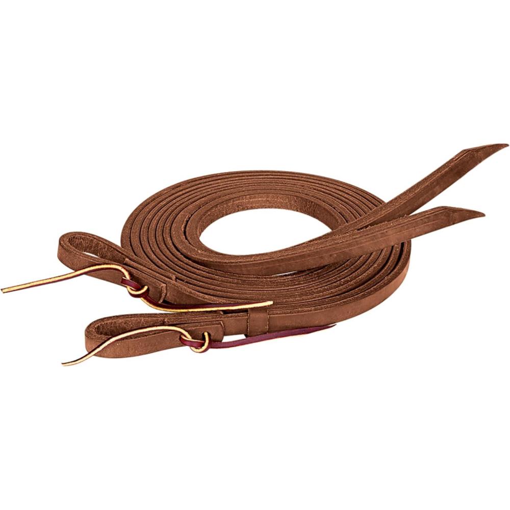 imageWeaver Leather ProTack Oiled Split Rein 58Inch x 8Feet Brown