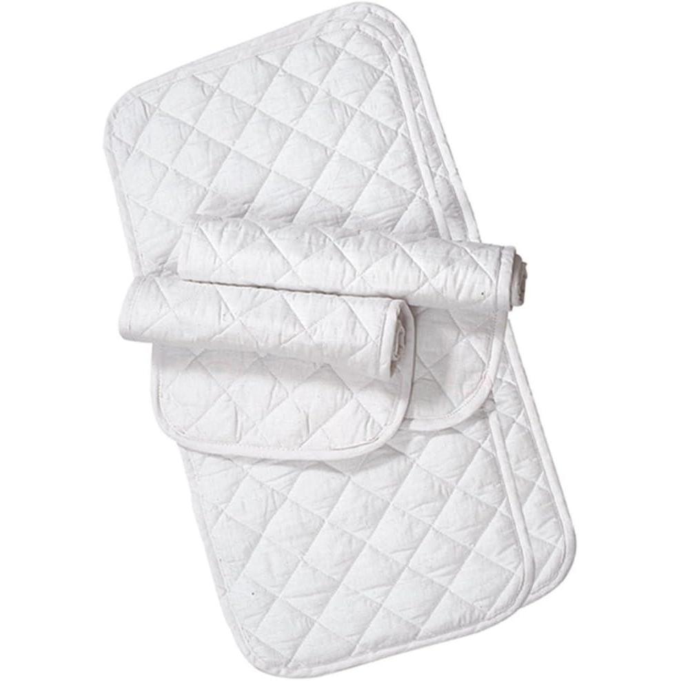 imageWeaver Leather Quilted Leg Wraps White