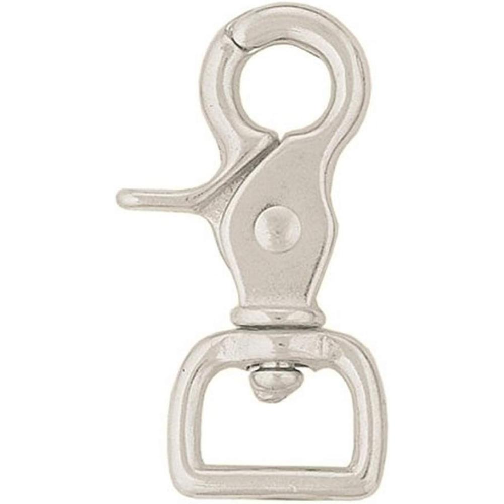 imageWeaver Leather Square Scissor Snap Nickel Plated58