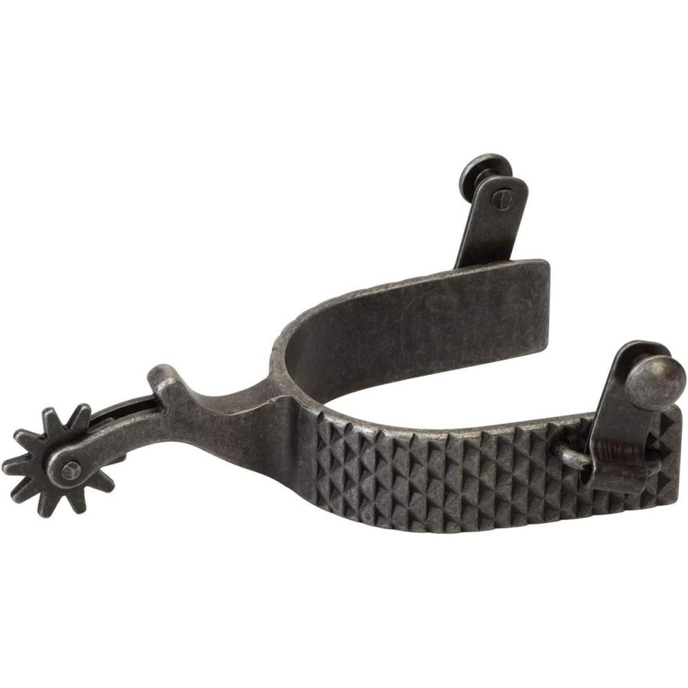 imageWeaver Leather unisex adult Spurs Black Rasp Mens US