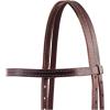 Weaver Leather Latigo Leather Browband Headstall(Burgundy)