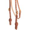 Weaver Leather ProTack Quick Change Browband Headstall Features Leather Tab Bit Ends(Browband)