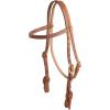 Weaver Leather ProTack Quick Change Browband Headstall Features Leather Tab Bit Ends(Browband)