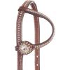 Weaver Leather Stacy Westfall Showtime Collection(Sliding Ear Headstall)