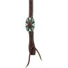 Weaver Leather Working Tack Slim Browband Headstall, Rope Edge Hardware, Southwest Rope Edge (10-0586)