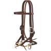 Justin Dunn Bitless Bridle(Oiled Canyon Rose)