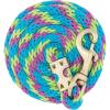 Weaver Equine Performance Lead Rope, Long Horse Lead Rope with Quick Halter Attachment, Soft Comfort Grip, Barn Horse Tack for Daily Use & Showing(Lime Zest/Hurricane Blue/Purple Jazz)