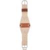 Weaver Equine ‎Roper Horse Cinch, Mohair Blend 27 Strand Saddle Cinch Girth with Smart Cinch Buckle, Western Horse Riding Supplies, ‎Natural(28 Inch)
