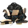 Weaver Leather Horse Grooming Kit, 7-piece Horse Brush Set with Organizer Tote Bag, Equine Care, Horse Tack Room Equipment, Grooming Horse Supplies(Insignia)