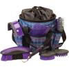 Weaver Leather Horse Grooming Kit, 7-piece Horse Brush Set with Organizer Tote Bag, Equine Care, Horse Tack Room Equipment, Grooming Horse Supplies(Purple Geo)