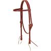 Weaver Leather Latigo Leather Browband Headstall(Burgundy)