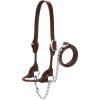 Weaver Leather Livestock Dairy/Beef Rounded Show Halter Black, Medium(Brown)