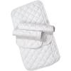 imageWeaver Leather Quilted Leg Wraps White