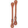 Weaver Leather Single-Ply Spur Straps(Russet)