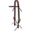 Weaver Leather Single-Ply Working Tack Headstall(Brass Hardware)