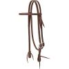 Weaver Leather Working Tack Straight Browband Stainless Steel Single Buckle Headstall, Oiled Canyon Rose, 5/8″