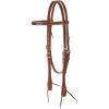 Weaver Leather unisex adult Browband Headstall, Brown, Horse US