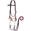 Weaver LeatherWeaver Leather Nylon Browband Bridle, Brown(Burgundy)