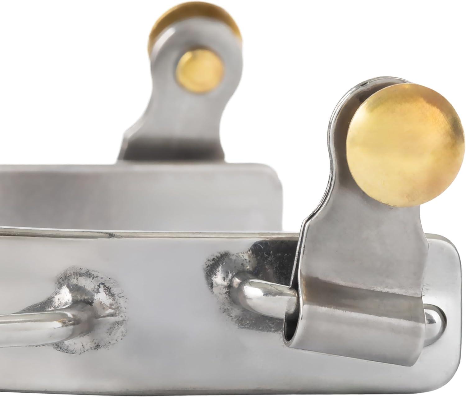 imageWeaver Leather womens Barrel horse spurs Silver Womens US 1 Pair