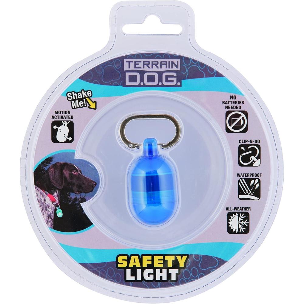 imageTerrain Dog Light for Dog Collar Waterproof Light Motion Activated Light Blue