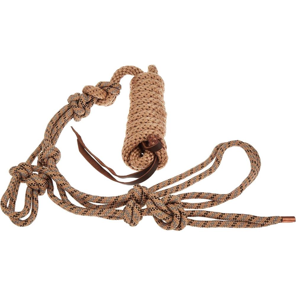 imageWeaver Leather Diamond Braid Rope Halter and LeadReflective TanDark Brown