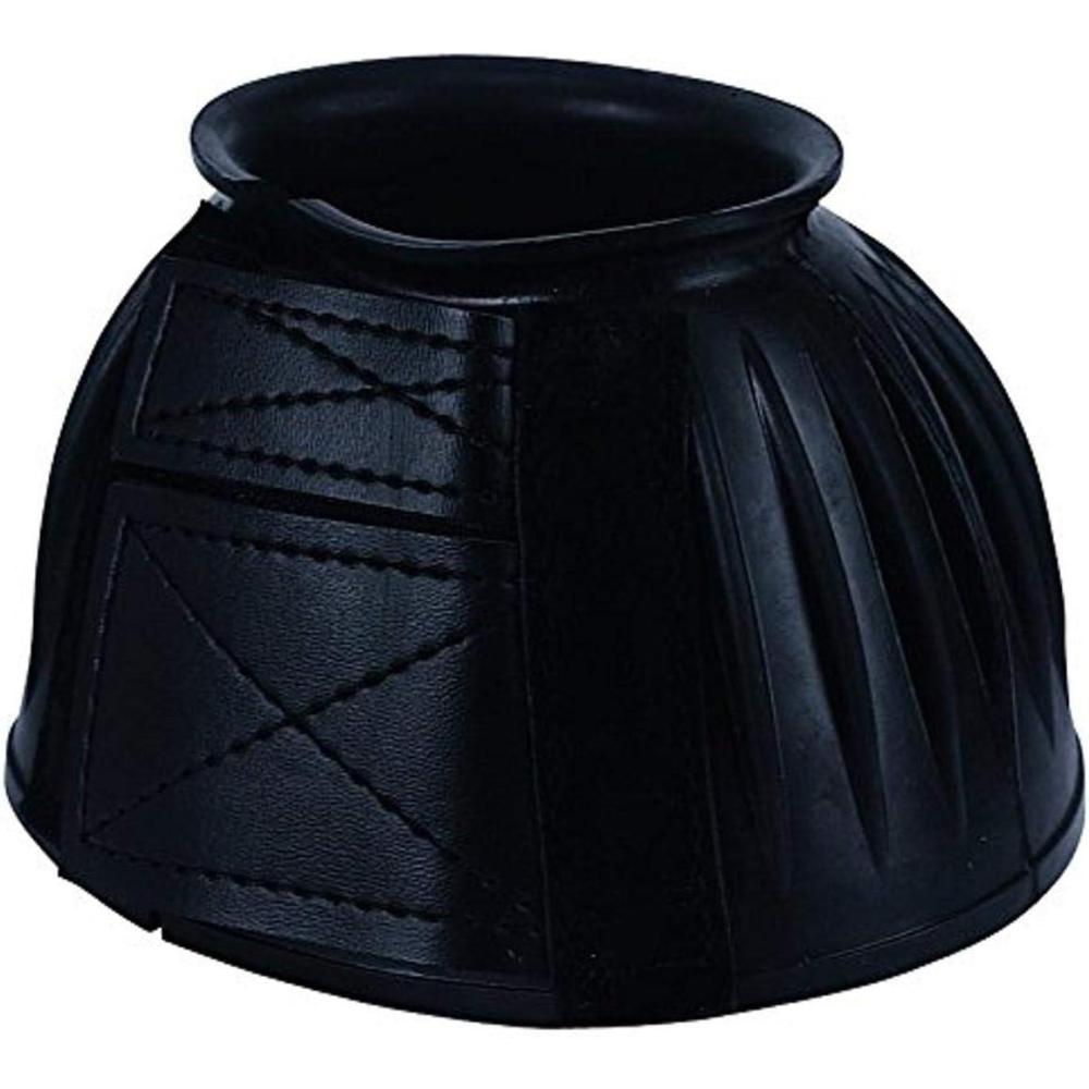 imageWeaver Leather Double Hook ampamp Loop Bell Boots Black Small