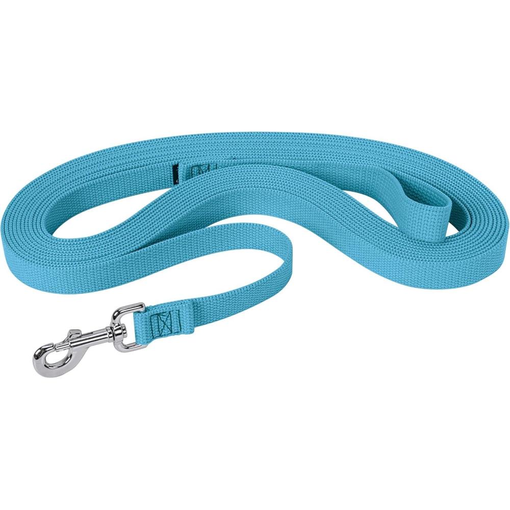 imageWeaver Leather Flat Cotton Lunge LineHurricane Blue