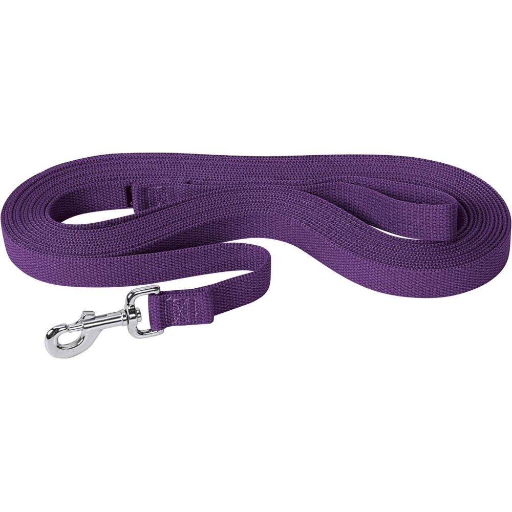 imageWeaver Leather Flat Cotton Lunge LinePurple