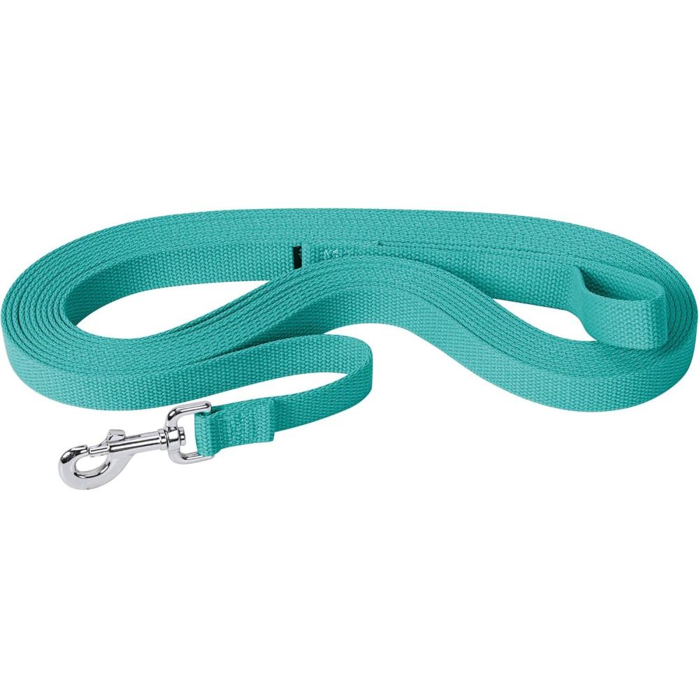 imageWeaver Leather Flat Cotton Lunge LineTurquoise