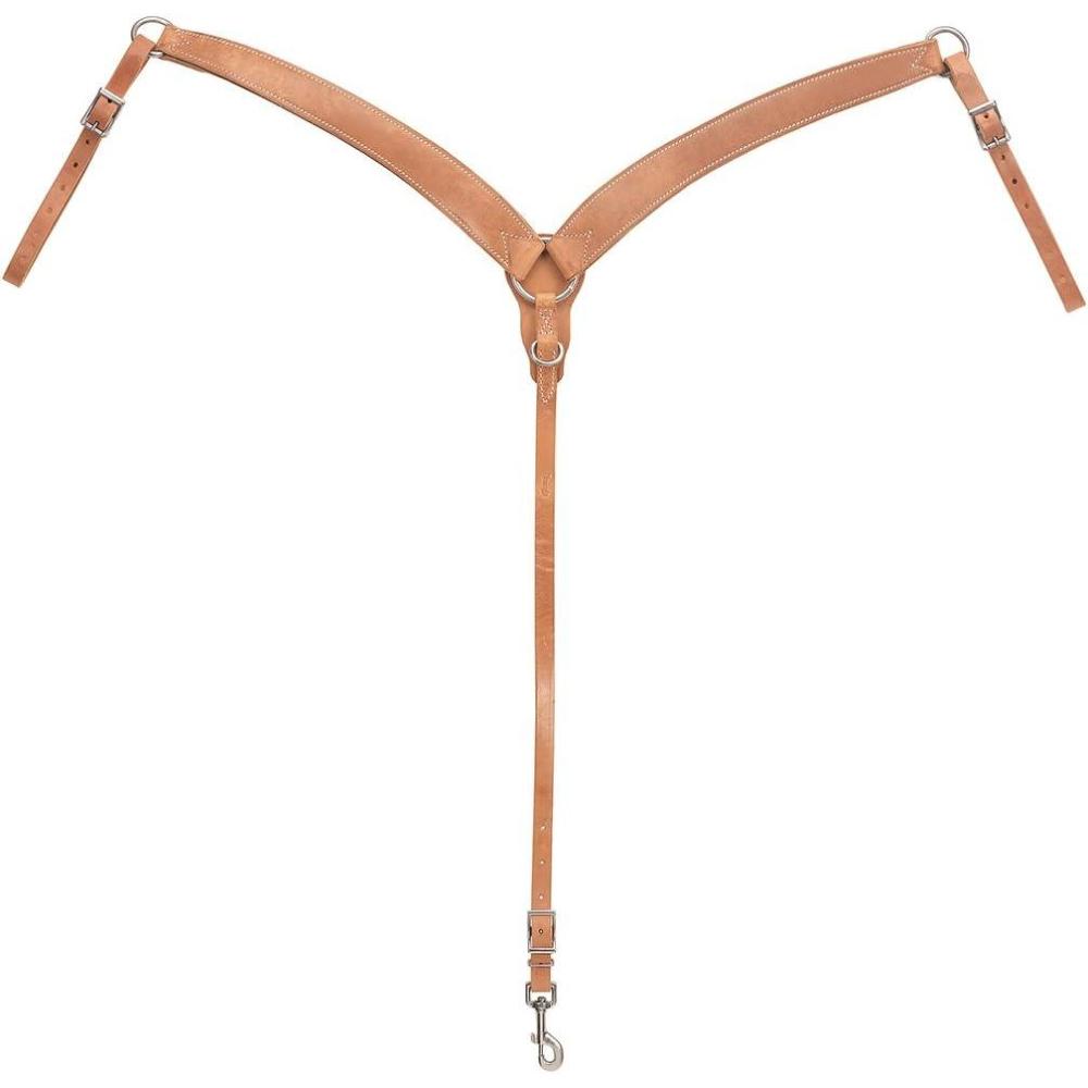 imageWeaver Leather Premium Harness Leather Breast CollarContoured