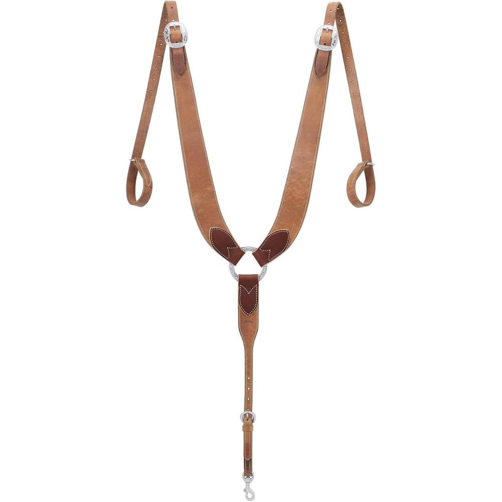 imageWeaver Leather Premium Harness Leather Breast CollarPulling