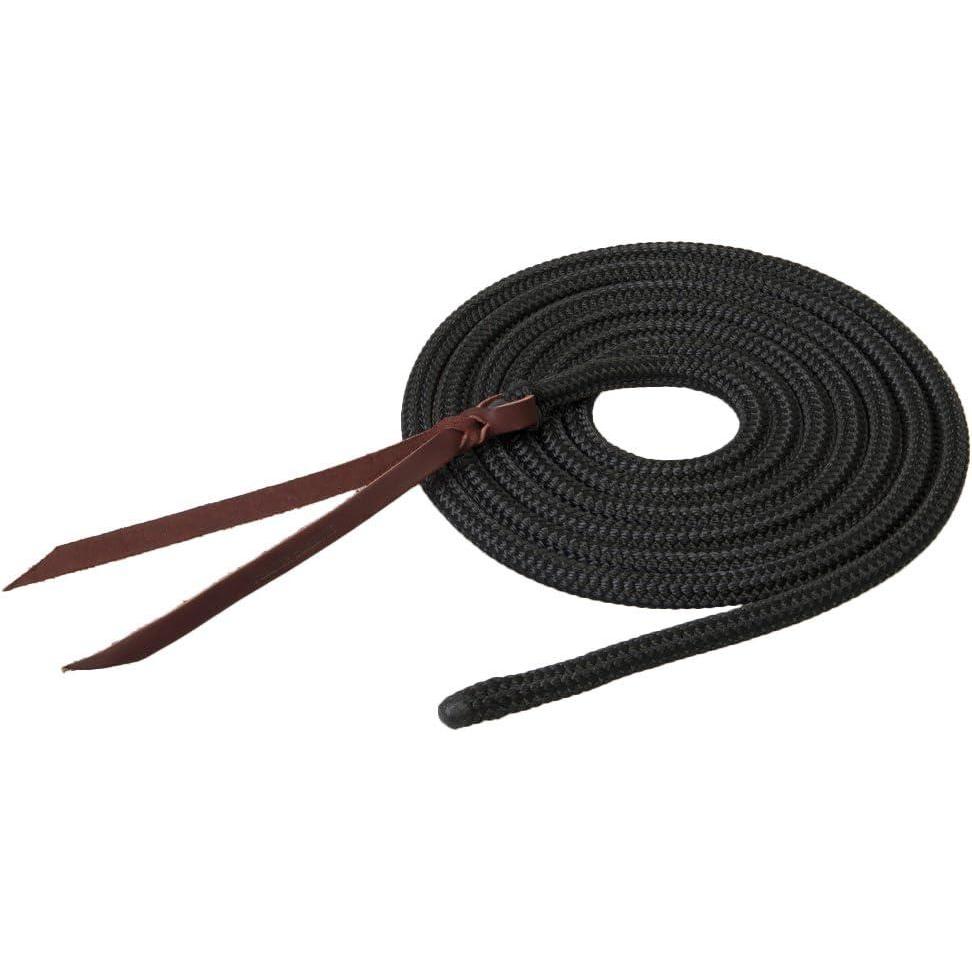 imageWeaver Leather Silvertip Tree Line Lead Black 12Inch x 12Feet