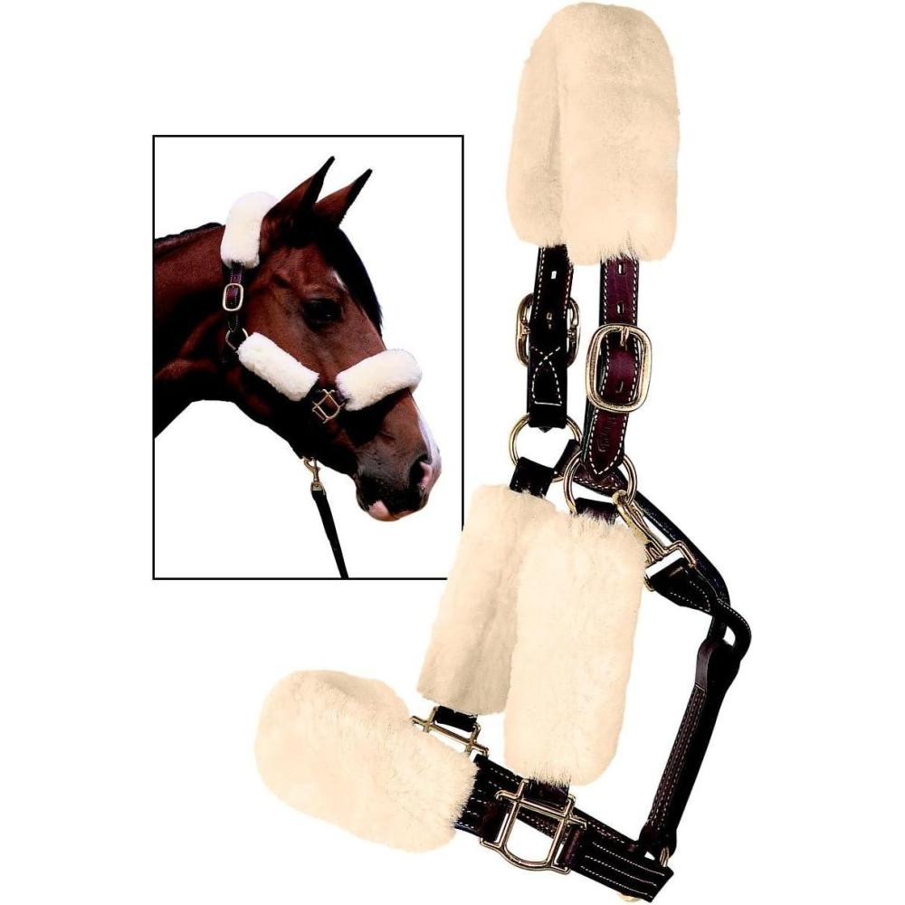 imageWeaver Leather Syn Fleece Halter Covers