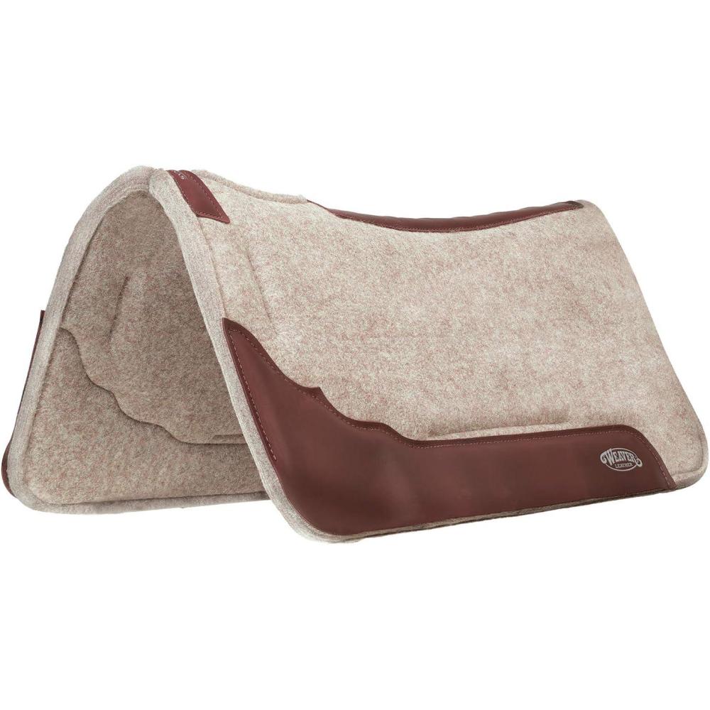 imageWeaver Leather Synergy Contoured EVA Sport Foam All Natural 100 Wool Felt Saddle PadOrthapedic Felt Liner