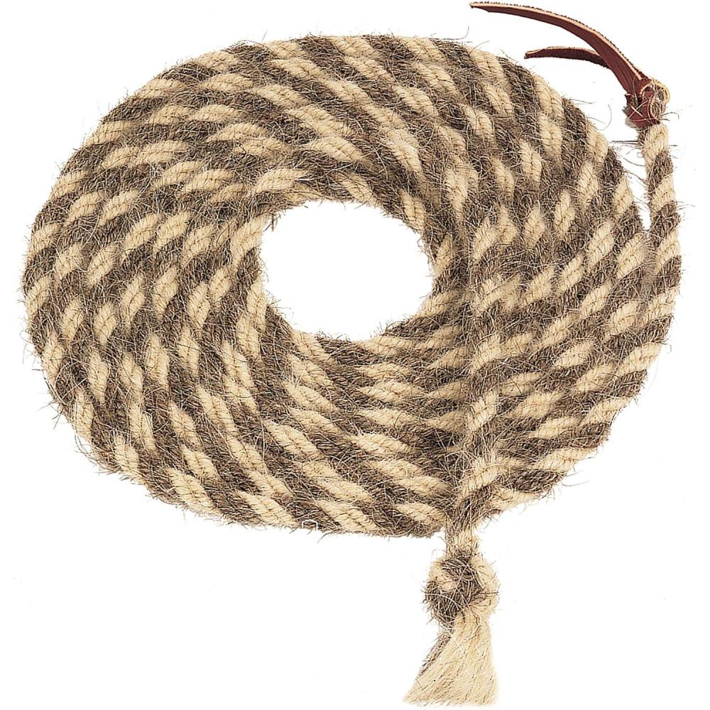 imageWeaver Leather Tail Hair MecatesStriped NaturalLight Brown