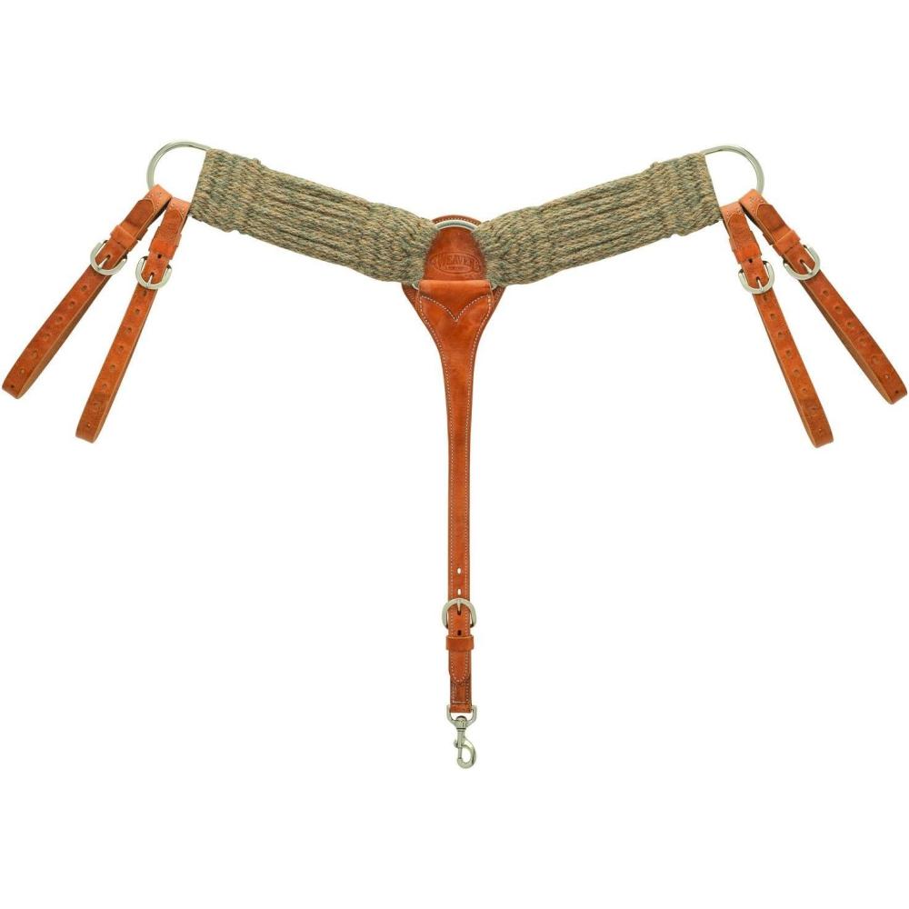 imageWeaver Leather Woven Alpaca Roper Breast Collar