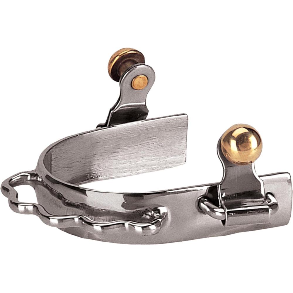 imageWeaver Leather womens Barrel horse spurs Silver Womens US 1 Pair