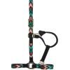 Nylon Horse Halter, Patterned Webbing, Adjustable Chin & Throat Snap Halters for Horses, Equine Tack,Average Size, Chevron