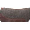 Weaver Equine 31″ x 32″ Premium Contoured Pure Wool Felt Horse Saddle Pad, Shock Absorbing Western Saddle Pad for Protection, Equine Supplies, Gray(2’7″ x 2’8″ (Rectangular))