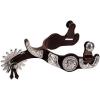 Weaver Equine Men’s Show Spurs with Engraved German Silver Trim