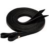 Weaver Leather Black Leather Split Rein, 5/8-Inch x 7-Feet, Black