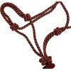 Weaver Leather Diamond Braid Rope Halter and Lead(Sangria/Gold)