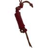 Weaver Leather Diamond Braid Rope Halter and Lead(Sangria/Gold)
