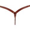 Weaver Leather Horizons Contoured Ring-in-Center Breast Collar(Golden Brown)
